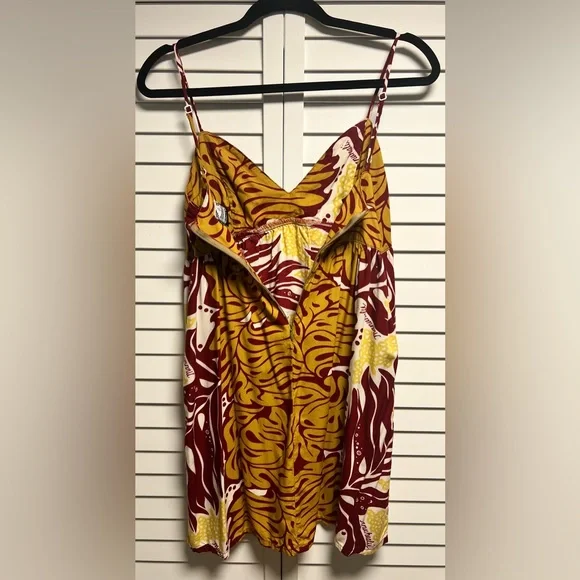 Manuhealii Tropical Leaf Print Dress - Picture 2 of 5